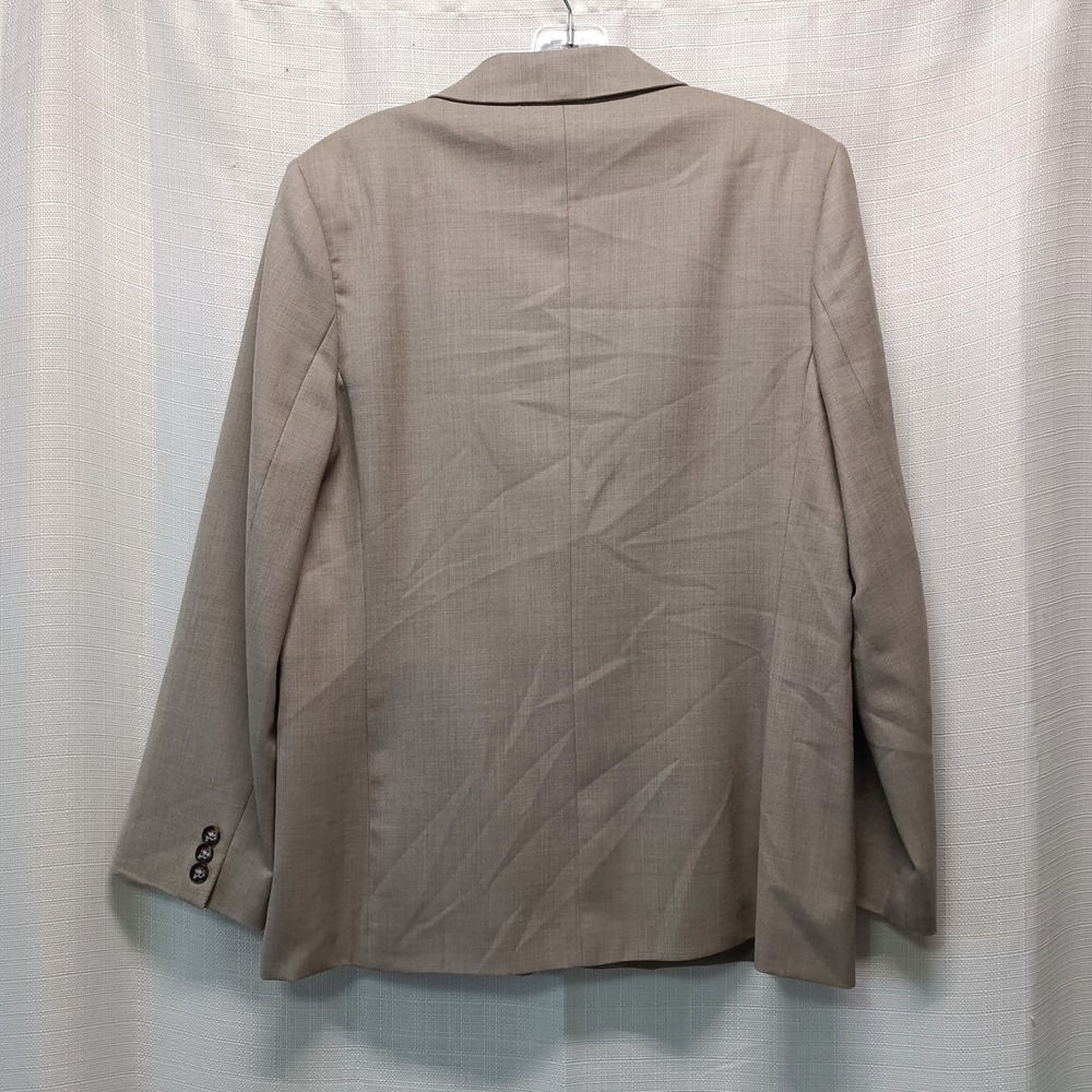 Banana Republic Women's Gray Blazer 100% Wool 14 Italy Formal Preppy Career - Picture 5 of 5